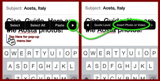 How to Properly send photos through email in iOS 7