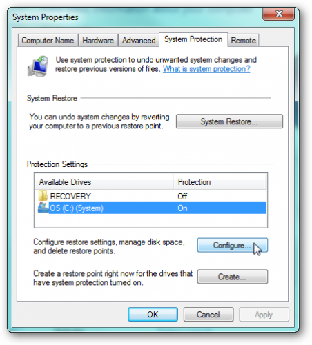 Setting Up and Configuring Previous Versions in Windows 7/8