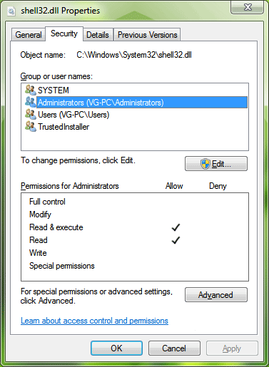 Restore "TrustedInstaller" as Default Owner in Windows?