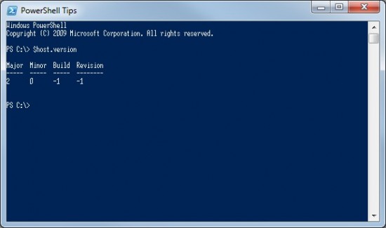How To Check Powershell Version