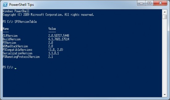 How To Check Powershell Version