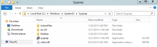 Generate New SID (Windows Server 2012)