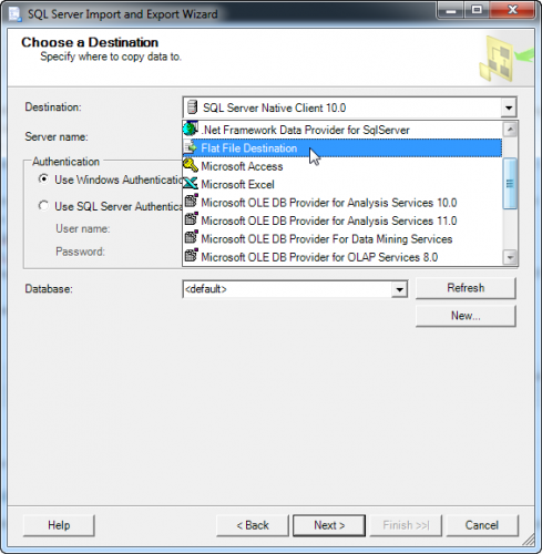 Export table to CSV file (SQL Server Management Studio)