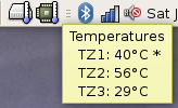 Monitor Laptop CPU Temperature and Hard Disk (Linux)