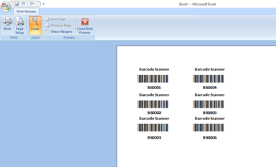 Create Barcode without Third Party Software (Microsoft Excel)