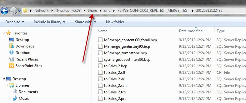 Changing SQL Server's Default Snapshot Folder for Replication
