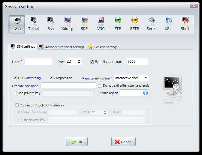 SSH X-Forwarding (a more secure alternative to VNC)